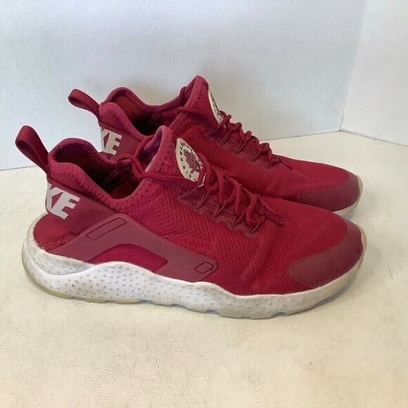 Women's Nike Air Huarache Run Ultra Running Shoes Red Size 8.5 #819151-601 - Picture 1 of 8
